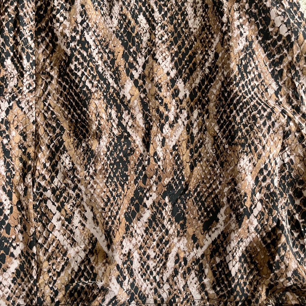 Maurices Snakeskin Keyhole Neck Dress Women’s Size 0 New With Tags - Picture 7 of 9
